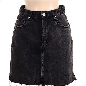 Denim Black Jean Skirt H&M t comfy fit